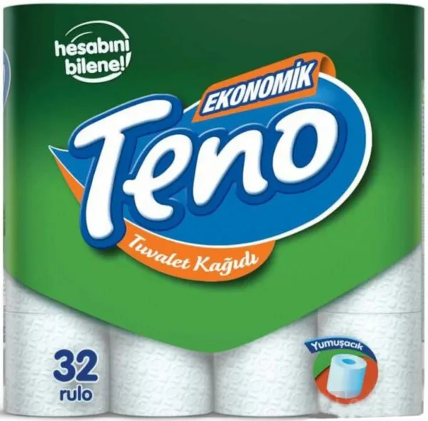 Teno Ekonomik Tuvalet Kağıdı 32 Rulo Tuvalet Kağıdı