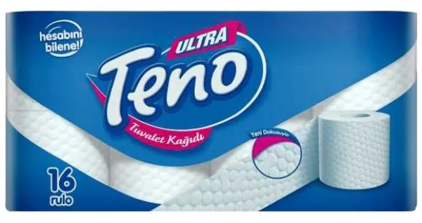 Teno Ultra Tuvalet Kağıdı 16 Rulo Tuvalet Kağıdı