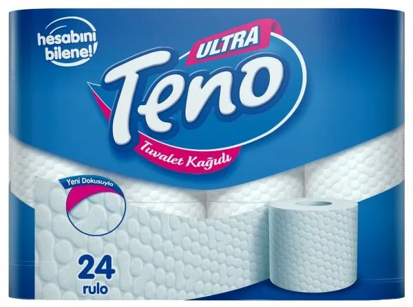 Teno Ultra Tuvalet Kağıdı 24 Rulo Tuvalet Kağıdı