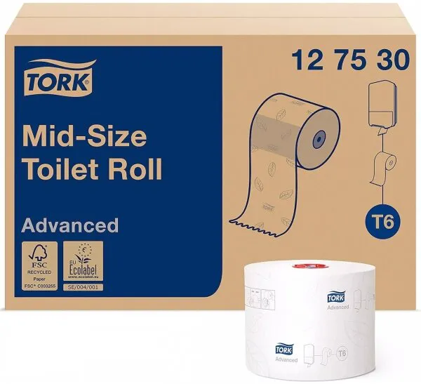 Tork Advanced 12 75 30 Tuvalet Kağıdı 27 Rulo Tuvalet Kağıdı