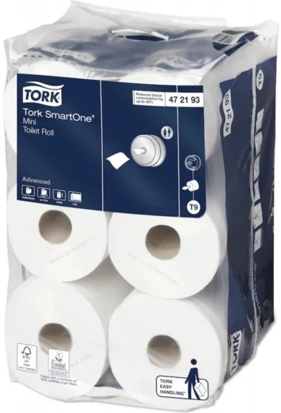 Tork SmartOne 47 21 93 Tuvalet Kağıdı 12 Rulo Tuvalet Kağıdı