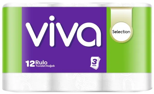 Viva Selection Tuvalet Kağıdı 12 Rulo Tuvalet Kağıdı