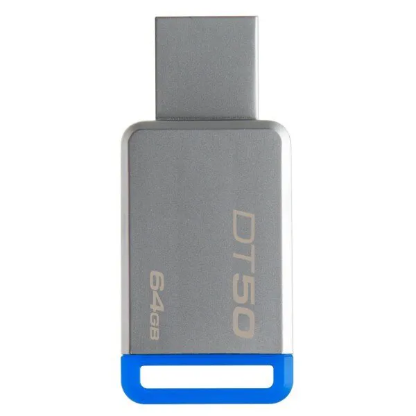 Kingston DataTraveler 50 64 GB (DT50/64GB) Flash Bellek