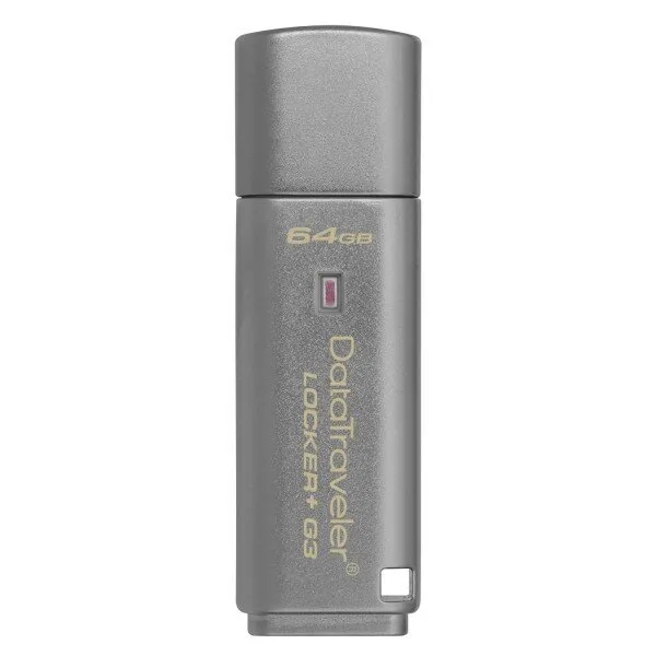 Kingston DataTraveler Locker+ G3 64 GB (DTLPG3/64GB) Flash Bellek