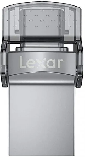 Lexar JumpDrive Dual Drive D35c 128 GB (LJDD35C128G-BNBNG) Flash Bellek