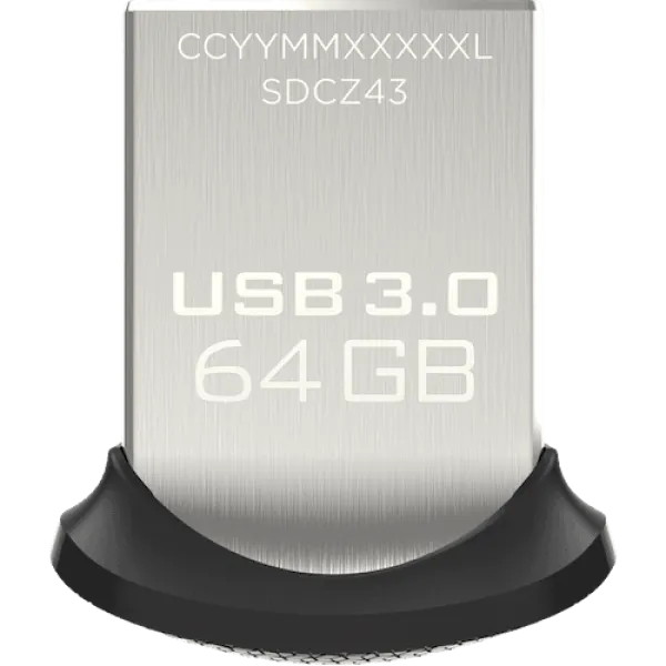 Sandisk Ultra Fit 64 GB (SDCZ43-064G-GAM46) Flash Bellek