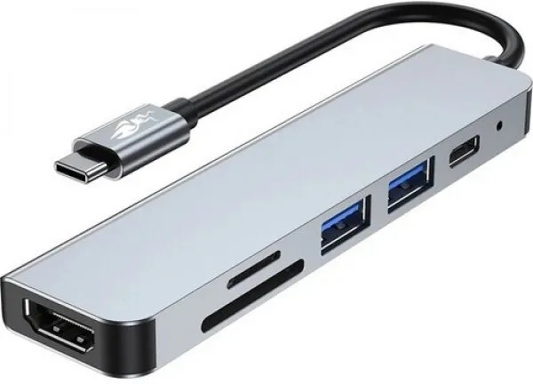 Shaza 6 in 1 USB Hub