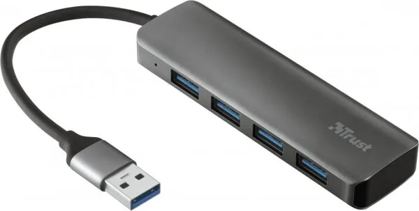 Trust Halyx Aluminium 4-Port USB 3.2 (23327) USB Hub