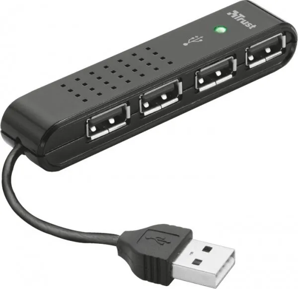 Trust Vecco Mini 4 Port USB 2.0 (14591) USB Hub