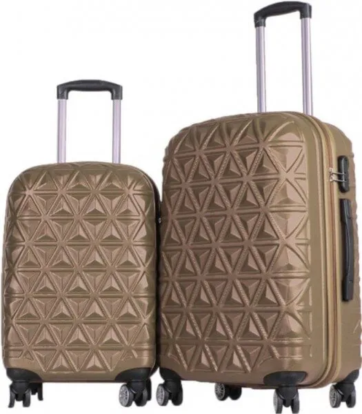 ÇÇS 5145 Kabin & Orta Boy 2'li Valiz Seti Valiz