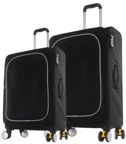 IT Luggage 2228 Kumaş Orta ve Kabin Boy 2'li Valiz Seti Valiz