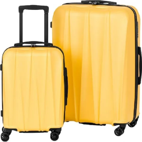 Tchibo Sert Kabuklu Bavul Seti, Büyük ve Küçük boy Valiz
