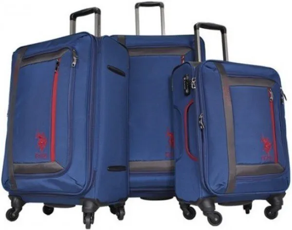 U.S. Polo Assn. PLVLZ6013 3'lü Valiz Seti Valiz