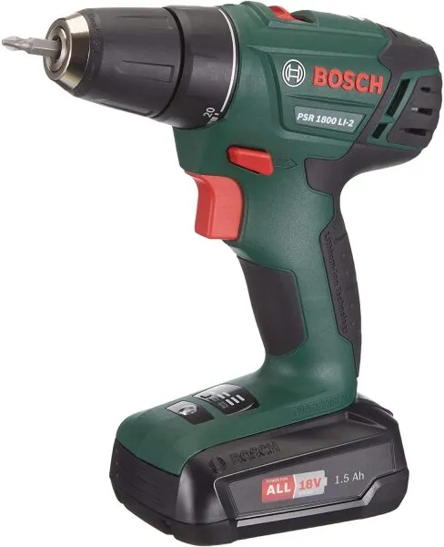 Bosch PSR 1800 LI-2 1.5 Ah / 2 Akülü Vidalama