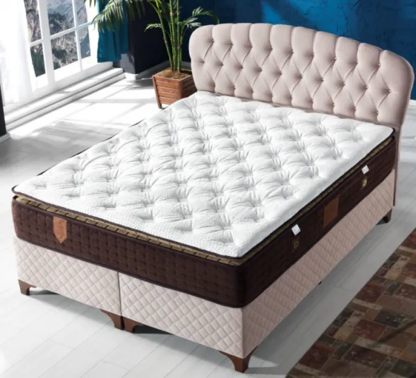 Bed Marine Vip Aqua 90x190 cm Yaylı Yatak