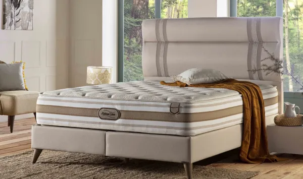 Bellona Natural Linen 150x200 cm Visco + Yaylı Yatak