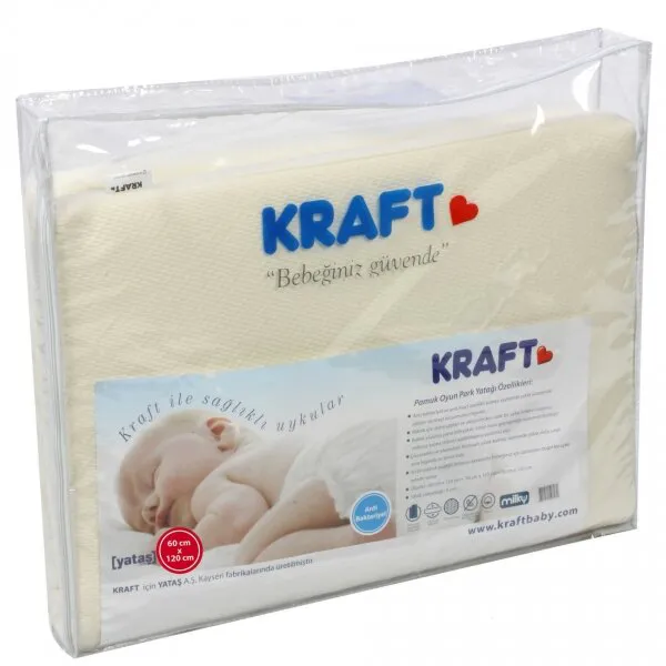 Kraft Yataş Pamuk 60x120 cm Oyun Parkı Yatağı