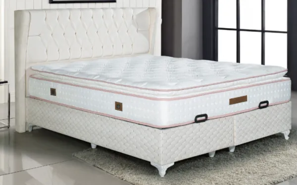 Royal Lux Bedding Peluş 160x200 cm Yaylı Yatak