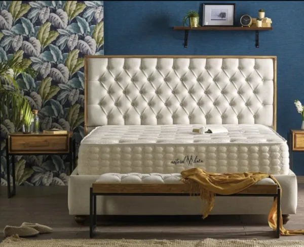 Serabed Natural Linen 140x190 cm Yaylı Yatak